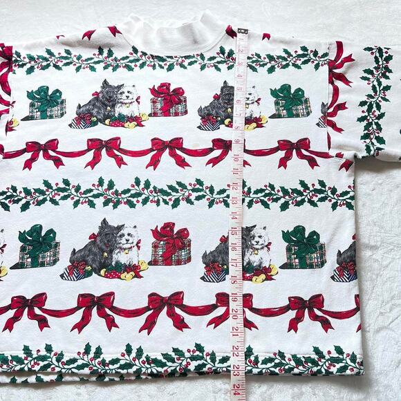 Cambridge dry goods company Vintage Christmas Dog vintage sweatshirt size large - Picture 5 of 8